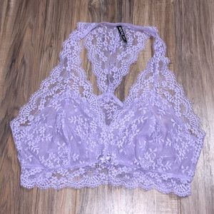 Lace racerback bralette